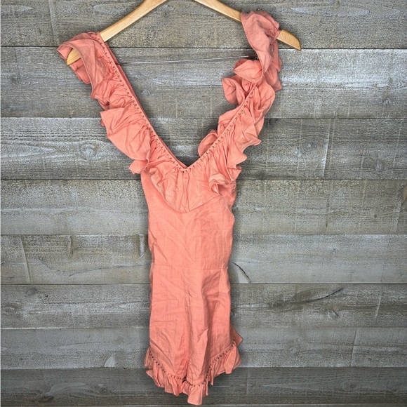 Chloe Oliver NWT San Marcos romper shorts ruffle romper small - Picture 1 of 4